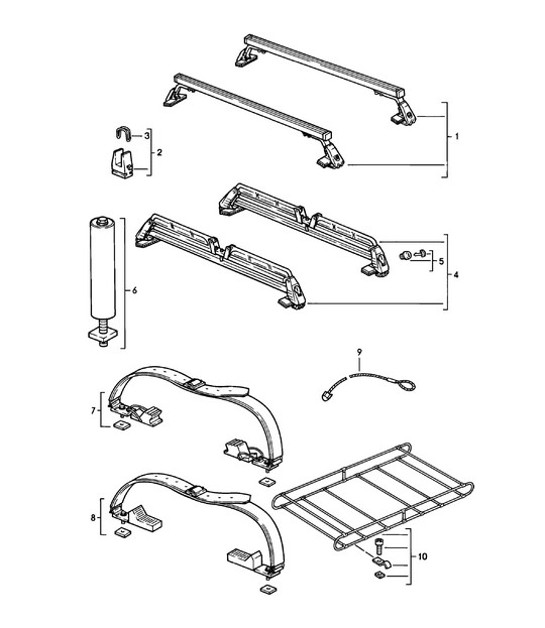 Diagram 002-005 Porsche Cayman 718C (982C) 2017>> Accessories & others 