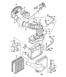 Système de filtration d'air 924 1980-1985