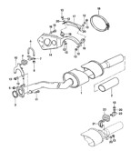 Fuel System, Exhaust System 924 (1977-1988)