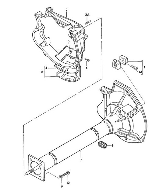 Diagram 301-000 Porsche 924 (1977-1988) Transmission