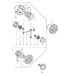 限滑差速器/手动变速箱 - G31.01/02/03 - 924 TURBO / GT 1980 - 1985