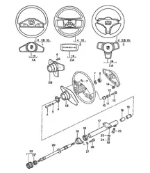 Lenkrad / Lenksäule 924 1980 - 1985