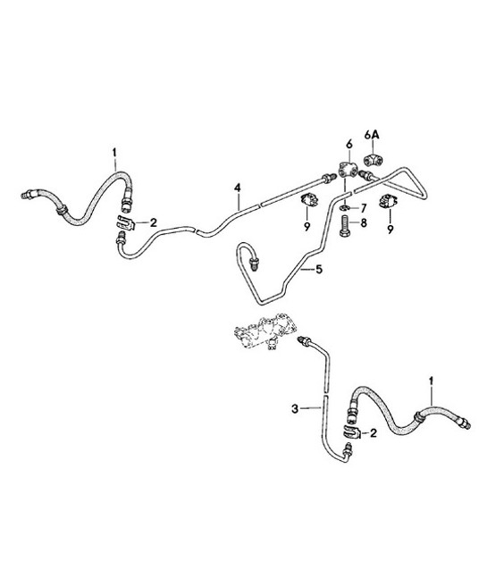 Diagram 604-010 Porsche 970.1 Panamera S V8 4.8L 2009-13 Wheels, Brakes