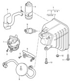 Fuel System, Exhaust System Cayenne 9PA (955) 2003-2006