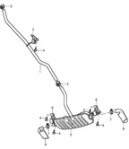 Fuel System, Exhaust System Cayenne 9PA (955) 2003-2006