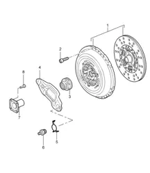 Clutch (PR:G0L, Manual 6-Speed) Cayenne 9PA (955) 2004>>