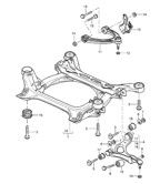 Front Axle, Steering  Cayenne 9PA (955) 2003-2006
