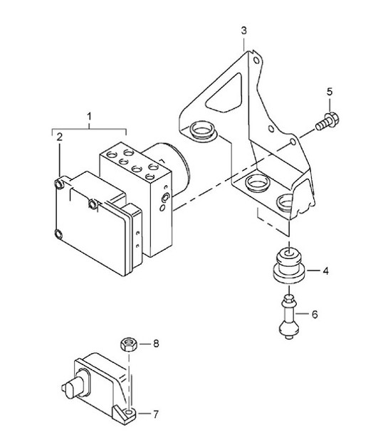 Diagram 605-00 Porsche 944 1982-1991 