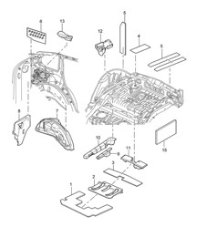 Verkleidungen / Gepäckraum / Zubehör Cayenne 9PA (955) 2003-06