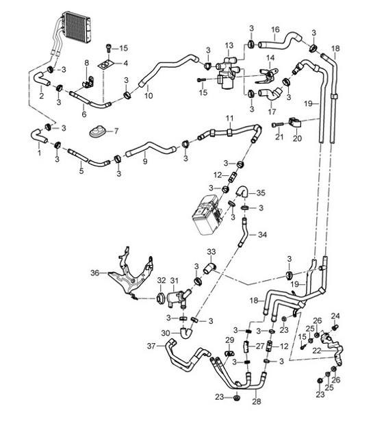 Diagram 813-15 Porsche 928GTS 5.4L 1992-95 