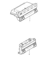 Control part  - C A Y E N N E -  Model year 2003 - 2004