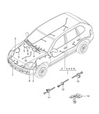 Electrical equipment Cayenne 9PA (955) 2003-2006
