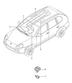 Electrical equipment Cayenne 9PA (955) 2003-2006