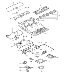 Staffa / Tetto Cayenne 9PA (955) 2003-06
