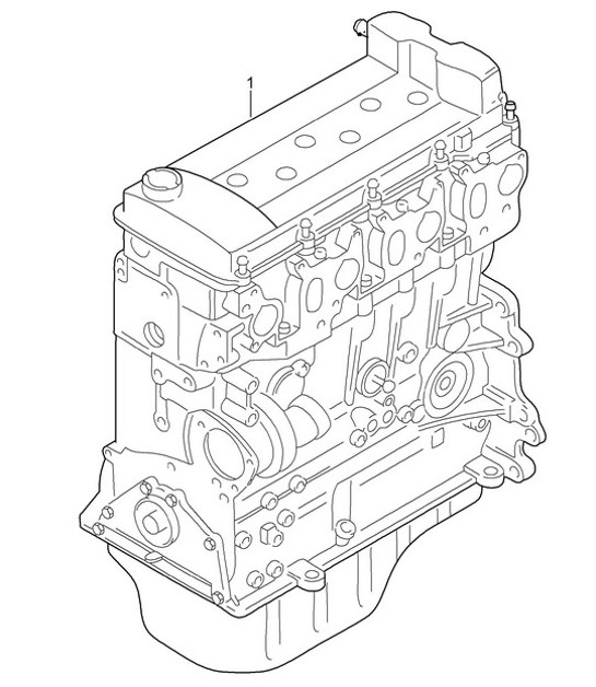 Diagram 101-015 Porsche 928S2 4.7L 1984-86 