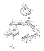 Fuel System, Exhaust System Cayenne 9PA1 (957) 2007-2010