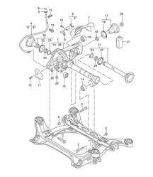 Differenziale asse anteriore / Pronto per l'installazione Cayenne 9PA1 (957) 2007-10