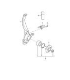 Front Axle, Steering  Cayenne 9PA1 (957) 2007-2010