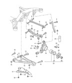 Rear Axle Cayenne 9PA1 (957) 2007-2010
