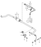 Rear Axle Cayenne MK2 (957) 2007-2010