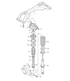 Rear Axle Cayenne 9PA1 (957) 2007-2010