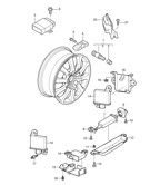 Wheels, Brakes Cayenne 9PA1 (957) 2007-2010