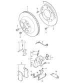 Wheels, Brakes Cayenne 9PA1 (957) 2007-2010