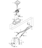 Hand Lever System, Pedal Cluster  Cayenne 9PA1 (957) 2007-2010