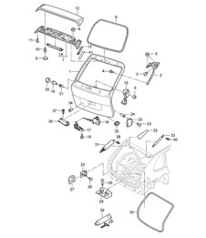 Heckklappe Cayenne 9PA1 (957) 2007-10
