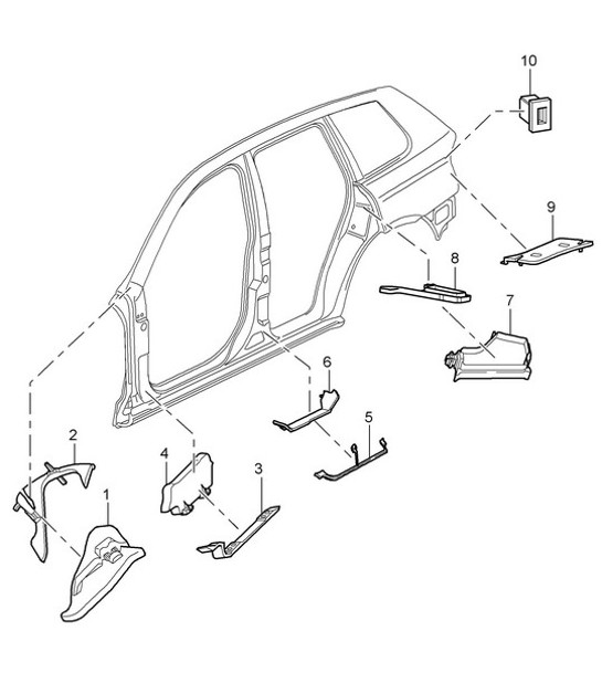 Diagram 807-060 Porsche 944 2.5L 8V 1982-87 