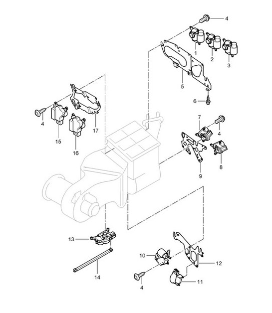 Diagram 813-047 Porsche 911 1978-1989 3.3L Turbo (930) Body