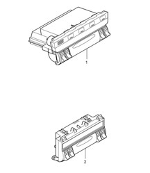 控制面板 - Cayenne S、Cayenne turbo (PR:D5V,D5Z) - Cayenne 9PA1 (957) 4.8L 2007-10