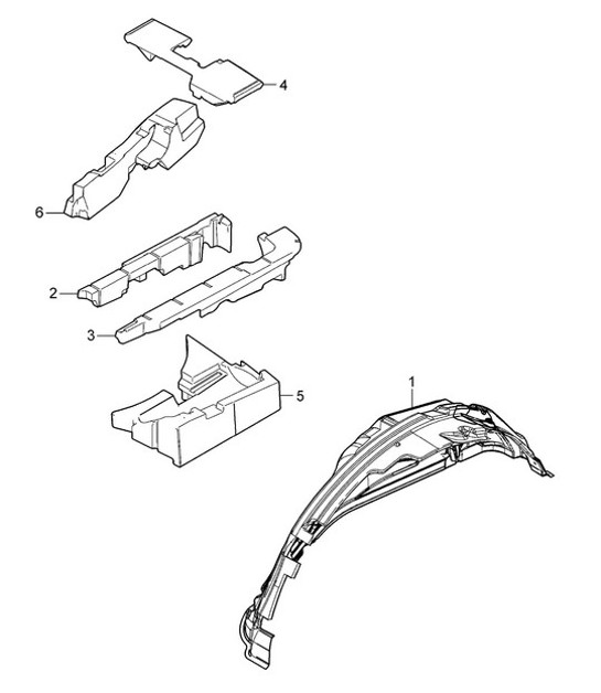 Diagram 817-065 Porsche 968 (1992-1995) Body