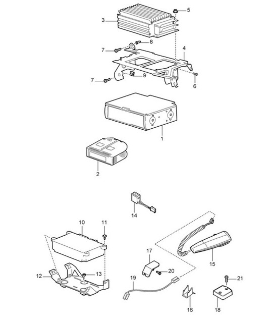 Diagram 911-010 Porsche 912E 4CYL 1976 