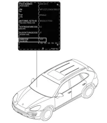 油漆补漆器/油漆 Cayenne 92A (958) 2011-18
