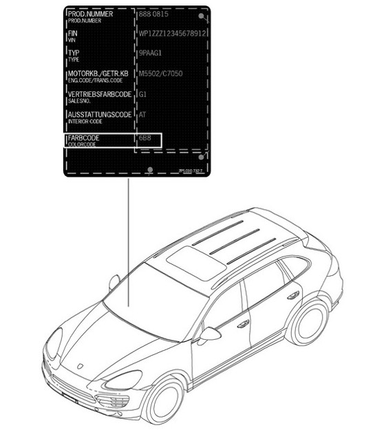 Diagram 004-000 Porsche 996 GT3 MKII 2003>> Accessoires et autres 