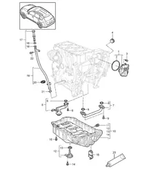Ölpumpe / Ansaugstutzen / Ölwanne (Modell: 5502,CEYA) Cayenne 92A (958) 3.6L 2011-18