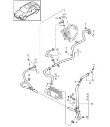 Water cooling (Model: 4802,4852, CFTB,CFT, CYXA,CYX) Cayenne 92A (958) 4.8L  2011-18