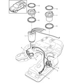 Fuel System, Exhaust System Cayenne 92A (958) 2010-2017