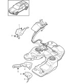 Fuel System, Exhaust System Cayenne 92A (958) 2010-2017
