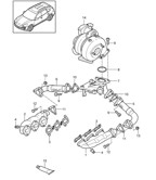Fuel System, Exhaust System Cayenne 92A (958) 2010-2017