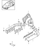 Fuel System, Exhaust System Cayenne 92A (958) 2010-2017