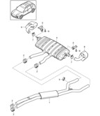 Fuel System, Exhaust System Cayenne 92A (958) 2010-2017