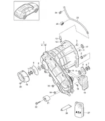 Boîte de transfert / Prête à installer (PR:D6V,D58, D34,DD8) Cayenne 92A (958) 3.6L / 4.8L / 4.2L DIESEL >>2014