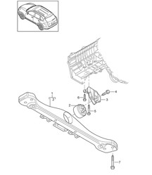 Caja de transferencia / Suspensión de transmisión Cayenne 92A (958) 2011-18