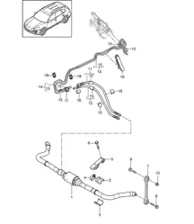 Anti-roll bar / Lines (PR:0AW) Cayenne 92A (958) 2011-18