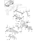Rear Axle Cayenne 92A (958) 2010-2017