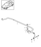 Rear Axle Cayenne MK3 (958) 2010-2017