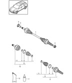 Rear Axle Cayenne 92A (958) 2010-2017