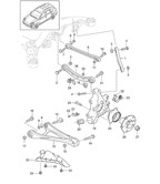 Rear Axle Cayenne 92A (958) 2010-2017